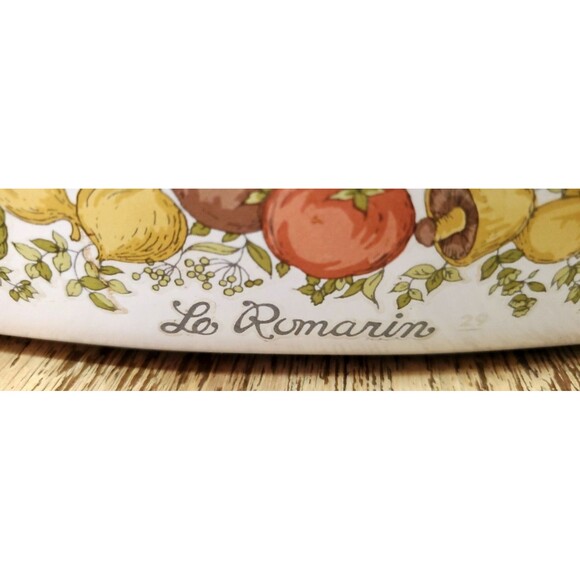 RARE Vtg SPICE OF LIFE Le Romarin CORNINGWARE A-10-B CASSEROLE w/Lid -Imprint 29 - Picture 5 of 16